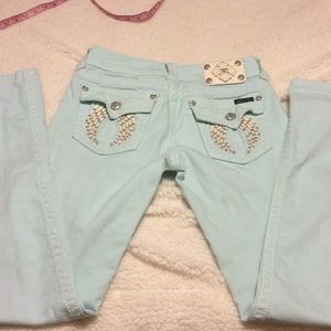 Miss Me Sparkly Wings! Sz 29 Skinny